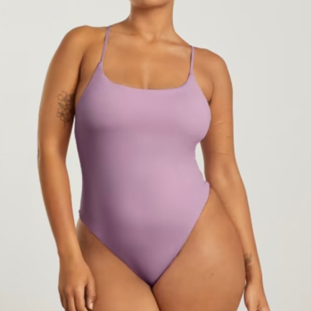 Everlane - The String One-Piece, Lilac, XL